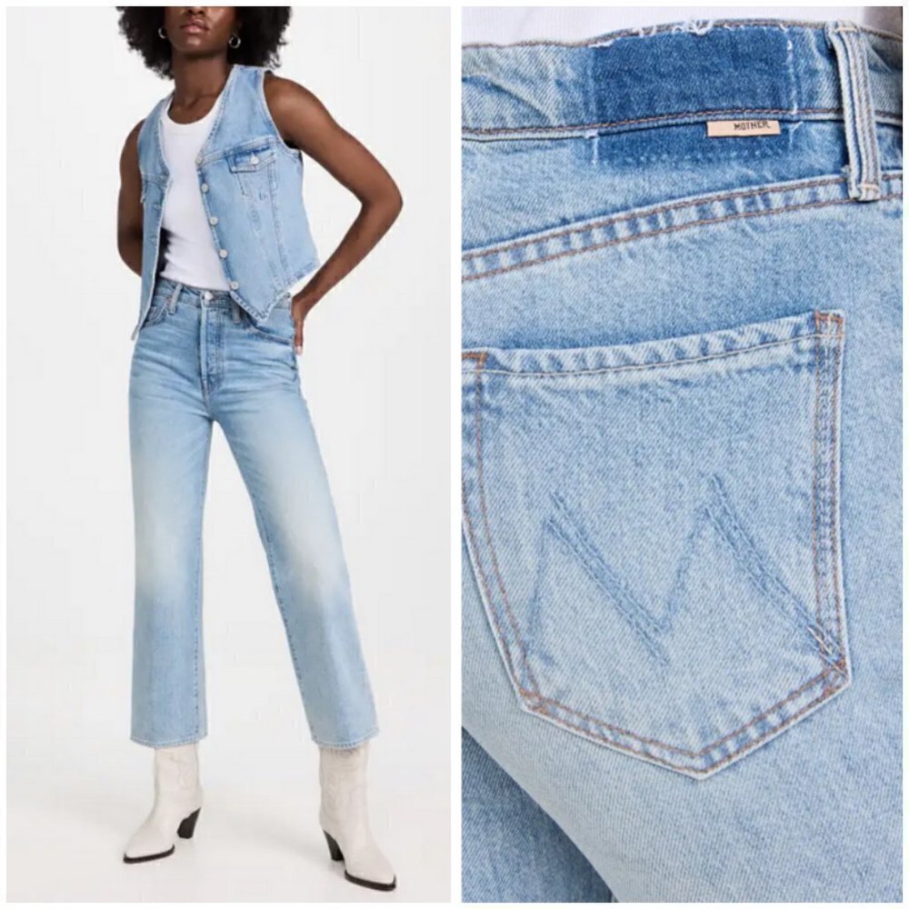 💕MOTHER SUPERIOR💕 The Rambler Ankle Jeans ~ Bucket List 32 NWT